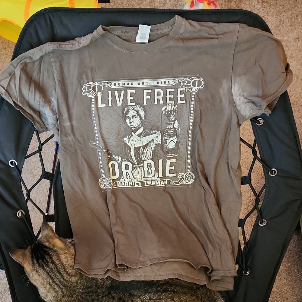 Men's Brown Harriet Tubman Graphic T-Shirt